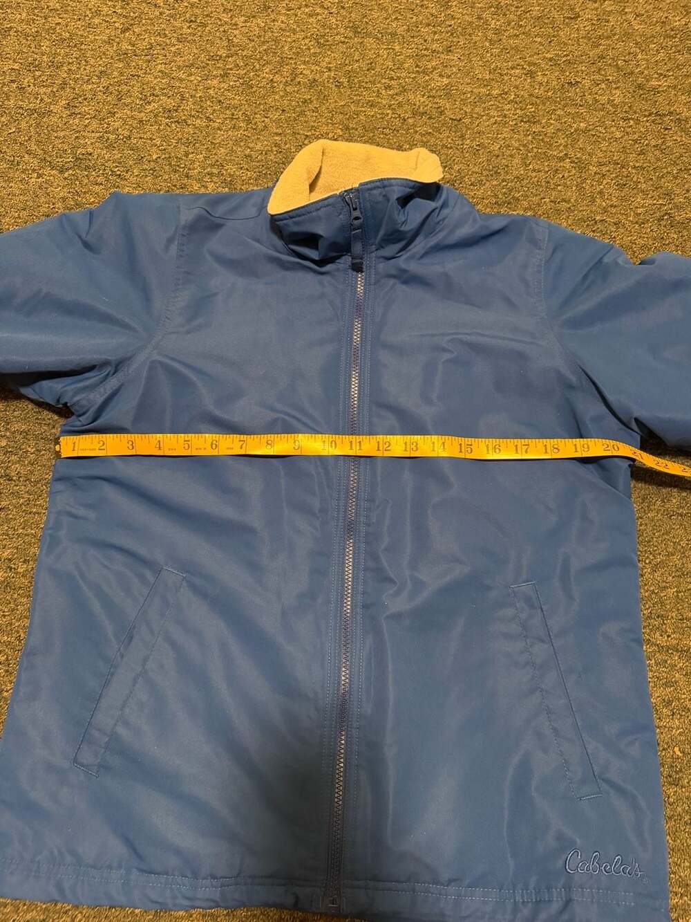 Cabela's Women's Blue Sherpa Fleece Lined Full Zip Utility Jacket Size Medium - Picture 5 of 7